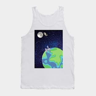 astronaut in space Tank Top